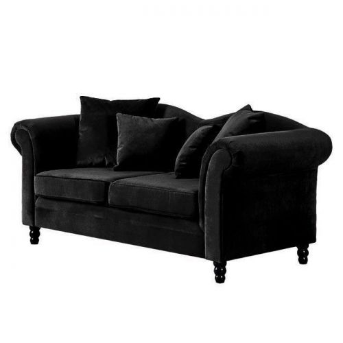 Gryf sofa 2 osobowa, czarna