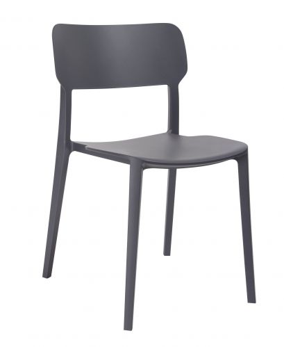 Nowoczesne krzesło z polipropylenu agat