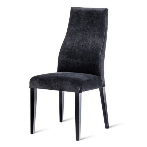 Krzesło tapicerowane comfy, czarne