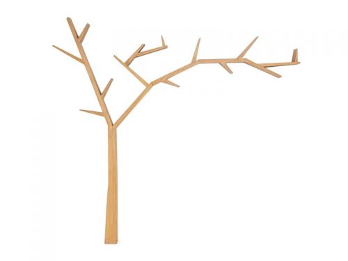 Regał nowoczesny imitujący drzewo - 225 x 15 x 220 cm - slavio