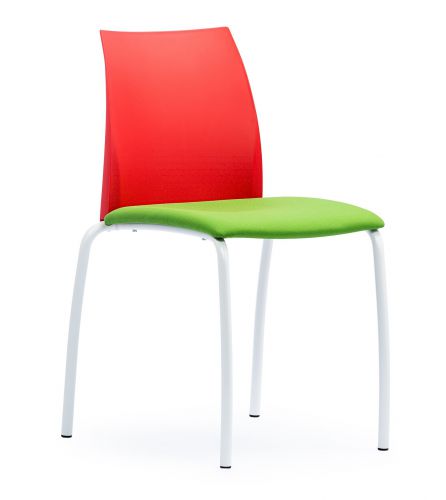 Krzesło konferencyjne z tapicerowanym siedziskiem tango s40