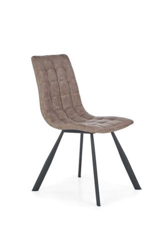 Krzesło nowoczesne tapicerowane - metalowe nogi - k280