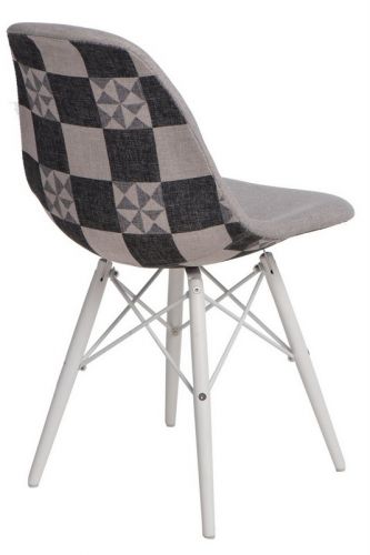 Krzesło p016w pattern szary