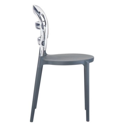 Krzesło miss bibi dark grey
