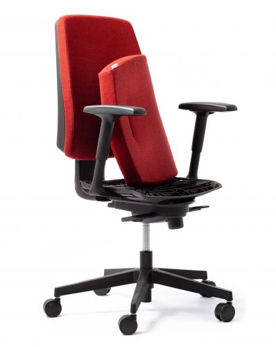 Tapicerowane krzesło biurowe prop