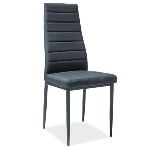 Tapicerowane krzesło na metalowych nogach h265