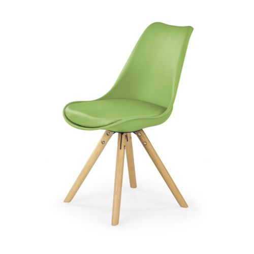 Nowoczesne krzesło sila, zielone