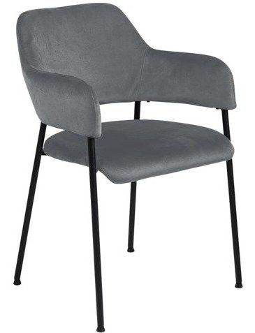 Designerskie krzesło z dwuczęściowym siedziskiem bedford