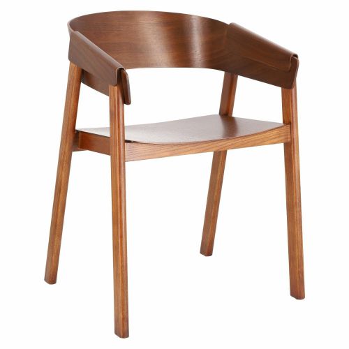 Stylowe krzesło drewniane z podłokietnikami lincoln