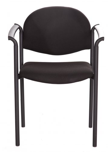 Tapicerowane krzesło biurowe z podłokietnikami styl pd