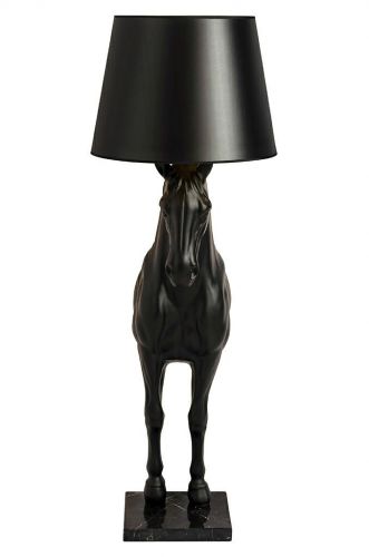 Designerska lampa podłogowa horse stand s z włókna szklanego