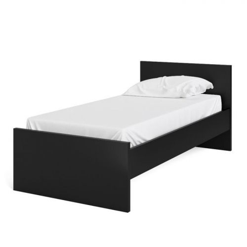 Łóżko naia 90x190 cm czarny mat