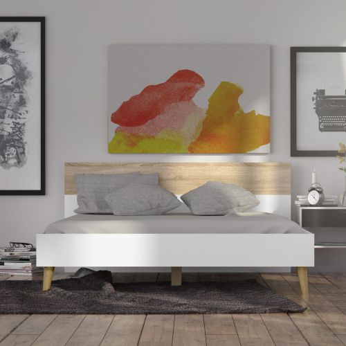 Łóżko oslo 160x200 w stylu skandynawskim