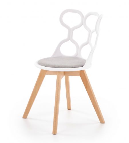 Krzesło do jadalni z designerskim oparciem k308
