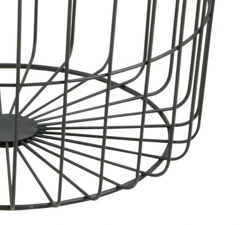 Metalowy stolik pomocniczy w kształcie kosza harmony 39