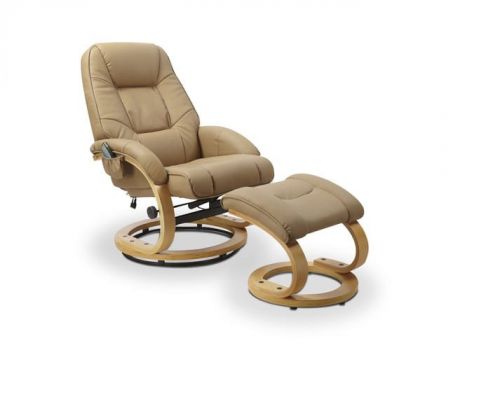 Fotel relaksacyjny z podnóżkiem - funkcja masażu i podgrzewania - matador