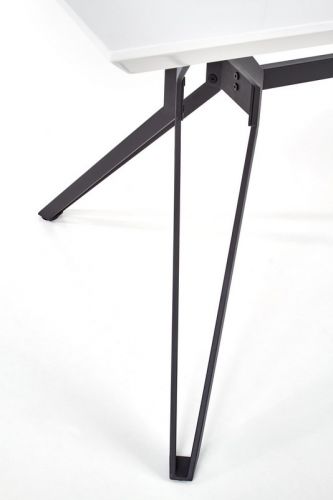 Stół pascal z lakierowanym blatem i metalową ramą