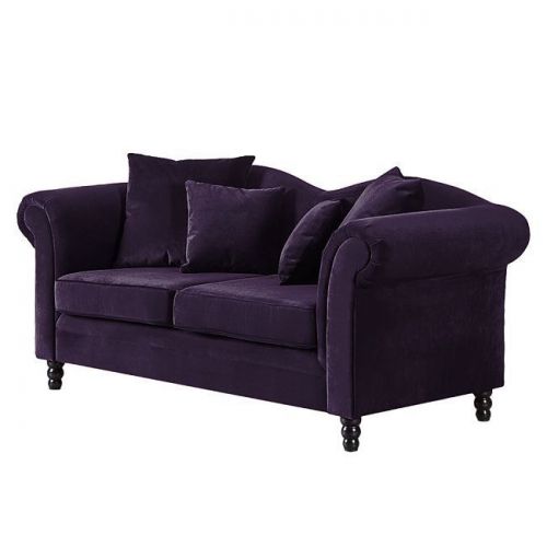 Gryf sofa 2 osobowa, fioletowa