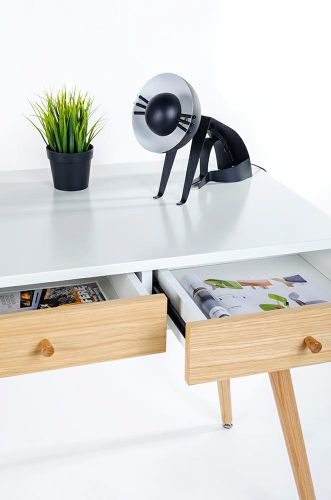Skandynawskie biurko z trzema szufladami arone