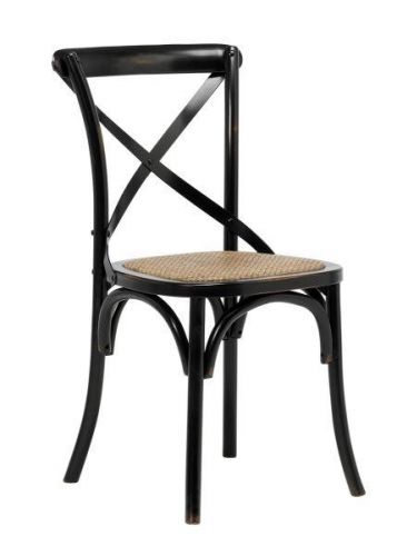 Drewniane krzesło bez podłokietników w stylu retro gallatin