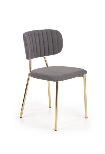 Krzesło tapicerowane nowoczesne - metalowe nogi - k362