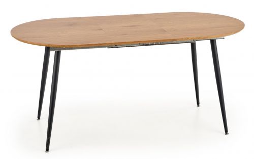 Stół z owalnym blatem w stylu loftowym na czterech nogach colorado