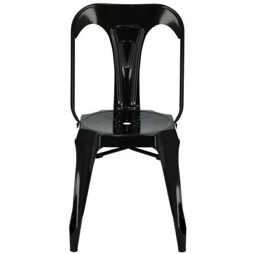Designerskie krzesło metalowe roma