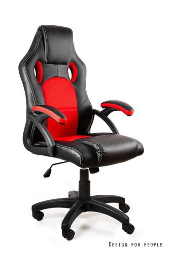 Gamingowy fotel dynamiq v7 czarno-czerwony