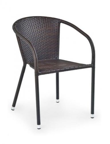 Brązowe krzesło ogrodowe midas
