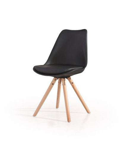 Krzesło skandynawskie z drewnianymi nogami - k2012