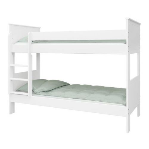 Łóżko piętrowe alba 90x200, białe