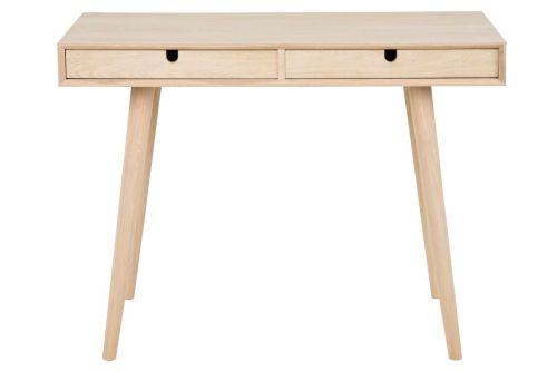 Drewniane biurko z szufladami bari