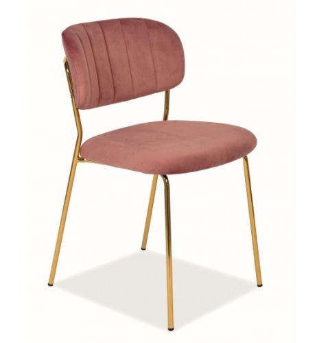 Aksamitne krzesło bez podłokietników carlo velvet