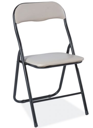 Składane krzesło konferencyjne z tapicerowanym siedziskiem tipo