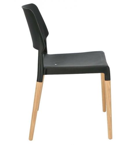 Krzesło do jadalni na drewnianych nogach cole