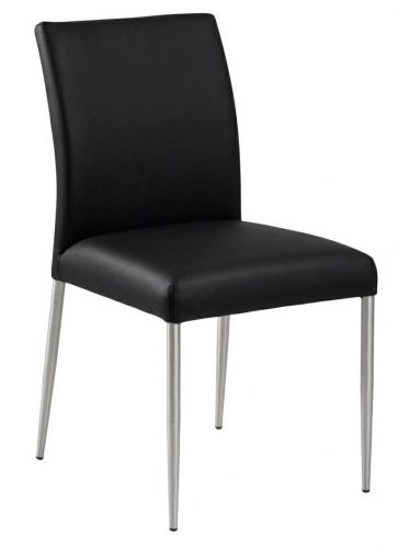 Skórzane krzesło jadalniane hamden na czterech nogach