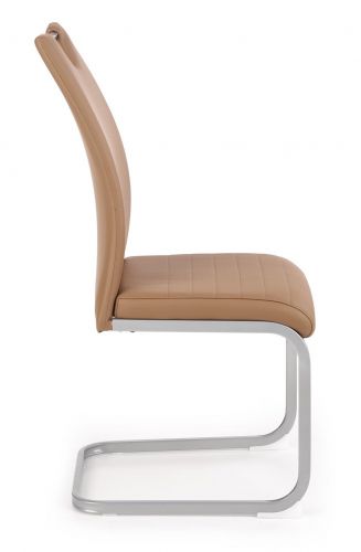 Krzesło jadalniane z ekoskóry z uchwytem k371
