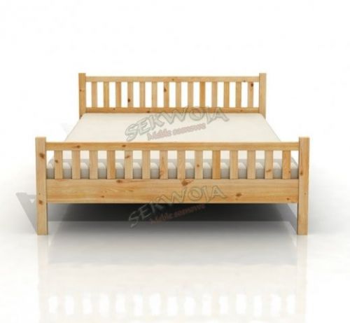 Łóżko z drewna litego oskar