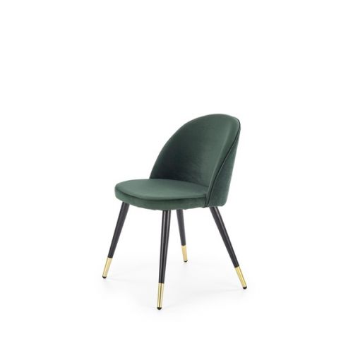 Nowoczesne krzesło sofia, ciemny zielony