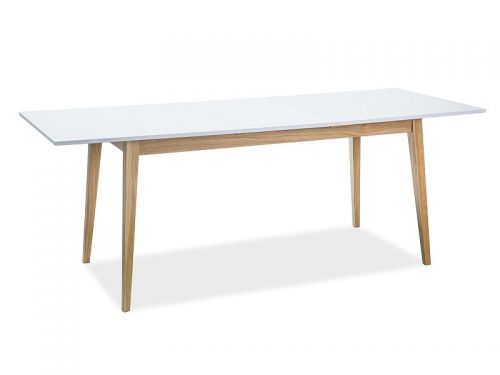 Skandynawski stół z rozkładanym blatem cesar 120-165x68 cm