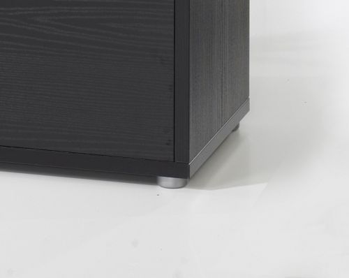 Regał biurowy z szufladami prima czarny