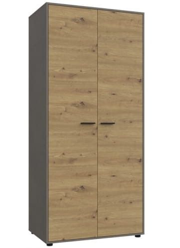 Szafa nowoczesna wysoka 2 drzwi - dąb artisan - 200 cm - verona